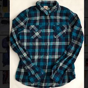 Plaid button down